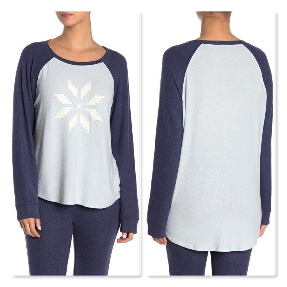 Free Press Raglan Hacci Long Sleeve Sweater sz Med